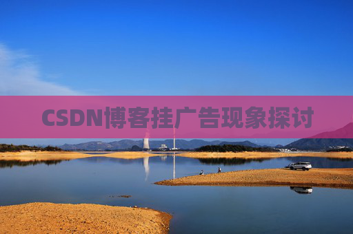 CSDN博客挂广告现象探讨